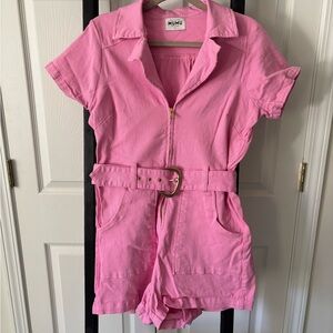 Show Me Your Mumu Pink Romper